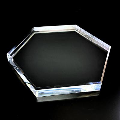テーパー仕様 六角形アクリル 30mm厚