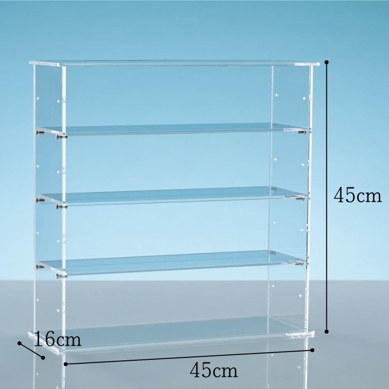 アクリルショーケース　棚板仕様 アクリルコレクションケース Eタイプ | アクリル市場 ジーアシスト