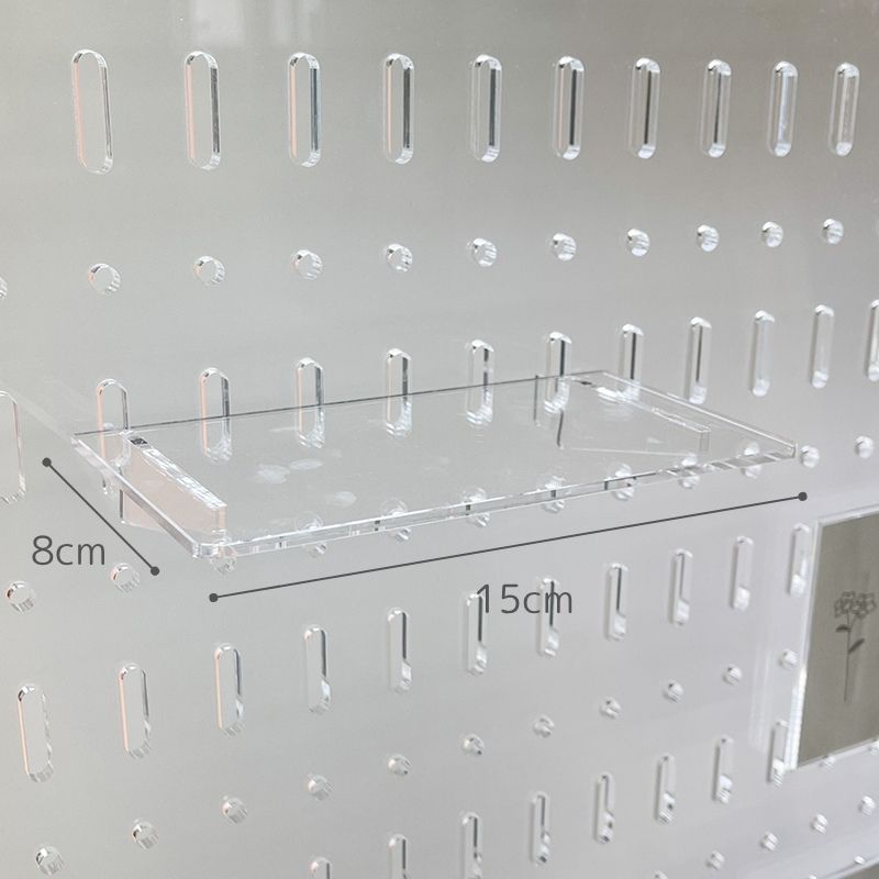 アクリル有孔ボード用 棚 4個セット | アクリル市場 ジーアシスト